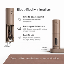 Load image into Gallery viewer, PureGrind Pro™ - Electric Salt & Pepper Grinder