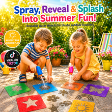 Load image into Gallery viewer, SplashStencil™ - Kids Summer Water Stencils