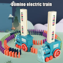 Load image into Gallery viewer, Build&Beyond - Train Dominoes Set