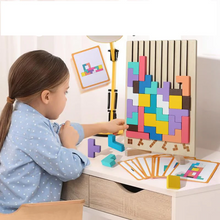 Load image into Gallery viewer, TetriMind™️ - Montessori Wooden Tetris
