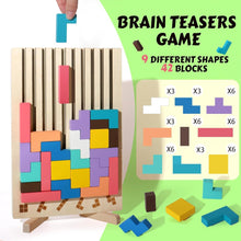 Load image into Gallery viewer, TetriMind™️ - Montessori Wooden Tetris
