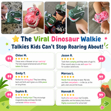 Load image into Gallery viewer, RexRadio™ - Kids Dinosaur Walkie Talkies
