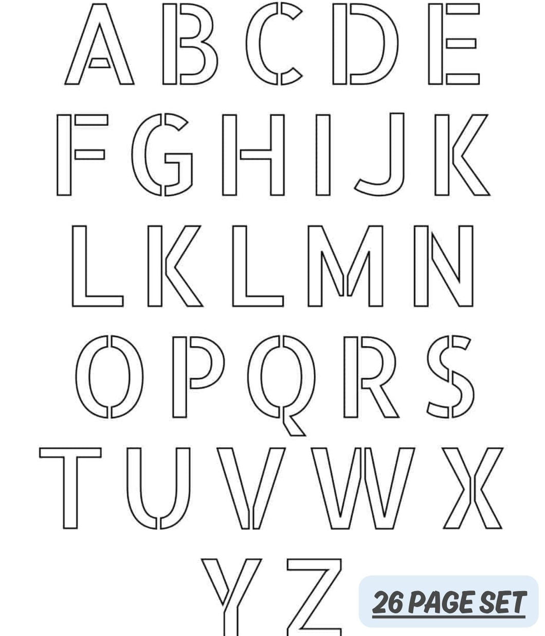 DoodleGlow Trace™ -  Printable Educational Collection