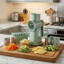 Load image into Gallery viewer, GrateGourmet™️ - 5 in 1 Rotary Cheese Grater
