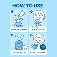 Load image into Gallery viewer, DinoSmile™ - 360º Ultrasonic Toothbrush

