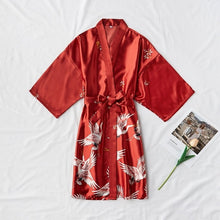 Load image into Gallery viewer, Satin Kimono Robe
