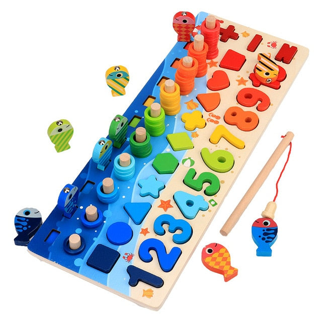 Wooden Montessori Math Board